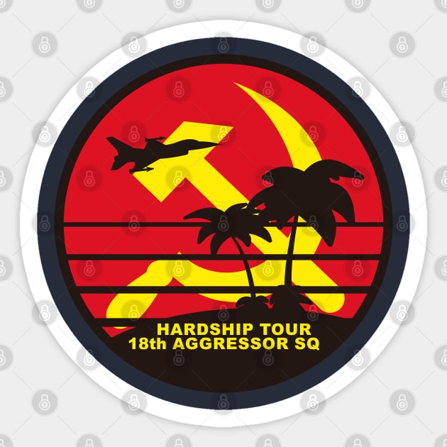 18th Aggressor Squadron Blue Foxes Sticker by MBK